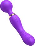 PassionPulse Vibrator pentru punctul G si clitoris VibeControl PassionPulse , Stimulare dubla , Silicon , Impermeabil , Violet , 22x3, 7 cm (AS074) Vibrator