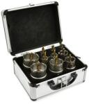 GEKO Set de burghie cu coroană 10 buc, 16-53mm 63201 (G40202)