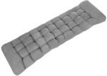  Pernă pentru șezlong de grădină 165x50x10cm - gri 75438 (5902802919175)