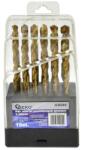 GEKO Set burghie elicoidale pentru metal HSS, DIN 338, 1-10mm, 19 bucăți 60865 (G38244) Burghiu
