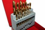 DEGET Set burghie metal HSS 19 piese 1mm titan - 10mm 00456 (V05070) Burghiu