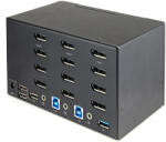 StarTech . com SV231QDPU34K, 3840 x 2160 pixelek, 4K Ultra HD, 36 W, Fekete (SV231QDPU34K)