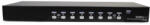 StarTech . com SV831DUSBAU, 1920 x 1440 pixelek, Keretállvány, 48 W, 1U, Fekete (SV831DUSBAU)