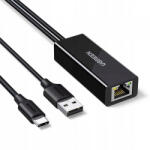 UGREEN Placa Retea UGREEN CR110 (75535), RJ45, USB / USB-C, Negru