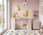 TRS-SPAIN Whitney ring rózsaszín íróasztal fiókos szekrénnyel (TRS00118-2026)