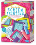 4M Kit de serigrafie pentru copii, usor de realizat - KidzMaker (4M-04797) - kidstory