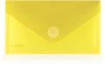 Office Box Plic Dl plastic Office box, prindere tip arici, in V, galben FR90553