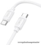  Fehér Hoco X115 USB-C - USB-C kábel (PD, 5A, 240W, 1 m) (6942007652025)