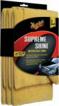 Meguiar's Supreme Shine Microfibre Lavete Microfibră Lustruire Auto Galben 60x40cm 3buc (X2020)
