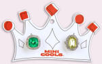 Minicools Inele Rainbow, galben si verde (RING005)