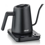 Graef Електрическа кана за вода Graef Pour-over GK502, 1200W, 900 мл, 40-100°C, Keep Warm, Филтър, Чучур тип "Лебедова шия", Черен мат (Pour-over GK502) Електрически кани
