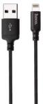 hoco. X14 adatkábel (USB - lightning, gyorstöltő, cipőfűző, 100cm) FEKETE (92506)