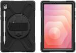 4smarts Samsung Galaxy Tab S11 Armored fogantyús tok 4smarts Rugged Case Grip tok fekete