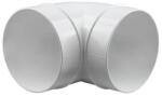 Awenta 125/90° kerek pvc könyök (KO125-23) (KO125-23/90)