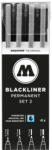MOLOTOW Blackliner Etui Set 2 4 buc (MLW614)