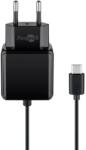 Goobay USB-C töltő 1.5 m kábellel (15 W) fekete 45040 (45040)