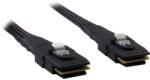 Inter-Tech SFF-8087 belső adat kábel fekete 75cm gesleevt 88885238 (88885238)