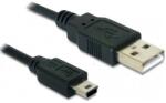 Delock kábel USB 2.0-A male to USB mini-B 5 pin male, 1m (DL82273)