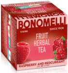 Bonomelli Ceai de fructe cu zmeură și coacăze roșii, 12 pliculețe, Bonomelli