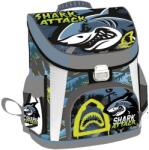 LIZZY Rucsac școlar LIZZYSULI Premium pentru clasele I-II, model Shark Attack (7240437007)