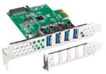 Lanberg Adaptor PCI-Express Lanberg PCE-US3-004, 4 x USB 3.0 (PCE-US3-004)