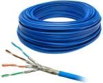 Schrack Cablu S/FTP Cat. 7 cupru Schrack HSKP423PP9, LSOH, Dca-s2, ecranat, albastru, rola 100 m (HSKP423PP9)