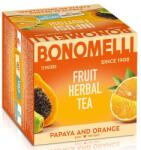 Bonomelli Ceai de fructe cu papaya și coajă de portocală, 12 plicuri, Bonomelli