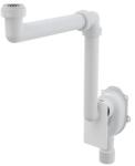 Alca Univerzális szifon DN 40/50 süllyesztett helytakarékos hollandi anyával G 6/4" / G 5/4" A873 (A873)