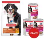 Hill's Science Plan Adult Dog Large Dry Chicken csirke 14 kg nagytestű fajták számára + 3 konzerv HILL'S nedves táplálék AJÁNDÉKBA