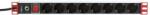 TECHLY Rack 19" Power Strip 8 Outlets Schuko Plug