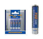 Somogyi Elektronic M 700AAA Akkumulator AAA 700mA NI-Mh 4db, bliszter (M 700AAA)