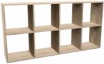 Topeshop MALAX 2X4 SONOMA living room bookcase Raft