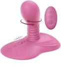 She. E. O Stimulator Rotating Vibrating Grinder, Remote Control, 9 Moduri Vibratii, 9 Moduri Rotatii, Silicon Lichid, USB, Roz, 15.5 cm Vibrator