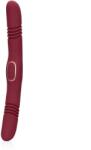 Loveline Vibrator Dublu Loveline Thrusting&Vibrating, 30 Moduri Vibratii, Silicon, USB, Rosu, 33 cm Vibrator