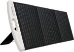  Hordozható napelem 20 V 100 W, MC-4 csatlakozóval, összecsukható, monokristályos, állítható tartóval, 124 x 55 cm, kempinghez, teherautóhoz, lakóautóhoz, kertbe
