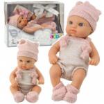 LEAN Toys Doll Baby Infant Pink Outfit Hat Bib 18 cm