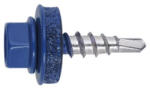 Csavarker Kft Önf. Htl lemezcsavar 4.8*35mm fához+EPDM RAL 5010 Kék