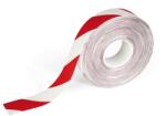 DURABLE Jelölőszalag, 50 mm x 30 m, 0, 5 mm, DURABLE, "DURALINE® ", piros-fehér (DB1021132)