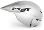 MET Drone Wide Body II időfutam kerékpáros sisak [metál fehér, 58-61 cm (L)]