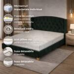 SaltSib Saltea ortopedica Magic Micro One 120x200x23 cm, arcuri pocket, 7 zone confort, husa detasabila tricot, fermitate medie (7427281085800) - drimus Saltea