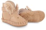 Donsje csecsemő bőrcipő Kapi Exclusive Booties Fluffy Bunny - narancssárga 19/20