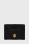 Tory Burch bőr pénztárca - fekete Univerzális méret