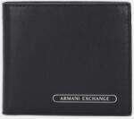 Armani Exchange bőr pénztárca - fekete Univerzális méret