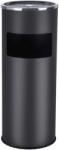 SongmicsHome Scrumieră cu coș de gunoi SMOKE, 60, 5x24, 5 cm, negru Scrumiera
