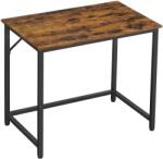 VASAGLE Birou URBAN în stil industrial, 80x50x75 cm, maro/negru