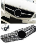  Mercedes Benz W207 C207 A207 E coupe cabrio 2009-2013 króm - lakk fekete hűtőrács AMG stílusban