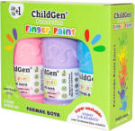 ChildGen kimosható ujjfestékek passztell színekben 3x350ml-es palackokban CG40814