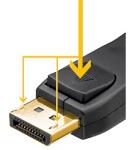 Goobay kábel DisplayPort 2.0/2.1 kábel 54 Gbit/s (8K/60 Hz) 1m (74755)