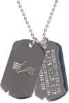 Alpha Industries Dog Tag Necklace dögcédula - Silver (2862316)