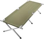 Mil-Tec US Style acél összecsukható kempingágy Olive - 190 x 65 cm (2846310)